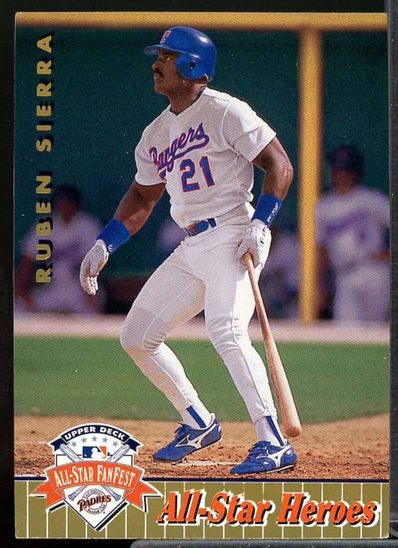 Ruben Sierra Card 1992 Upper Deck FanFest Gold #41  Image 1
