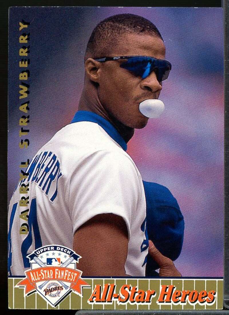 Darryl Strawberry Card 1992 Upper Deck FanFest Gold #43  Image 1