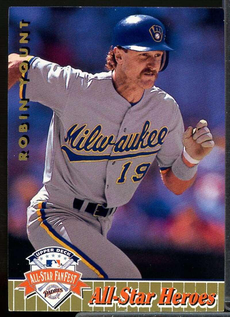 Robin Yount Card 1992 Upper Deck FanFest Gold #44  Image 1