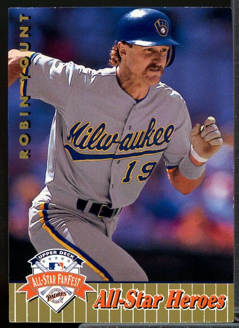 Robin Yount Card 1992 Upper Deck FanFest Gold #44  Image 1