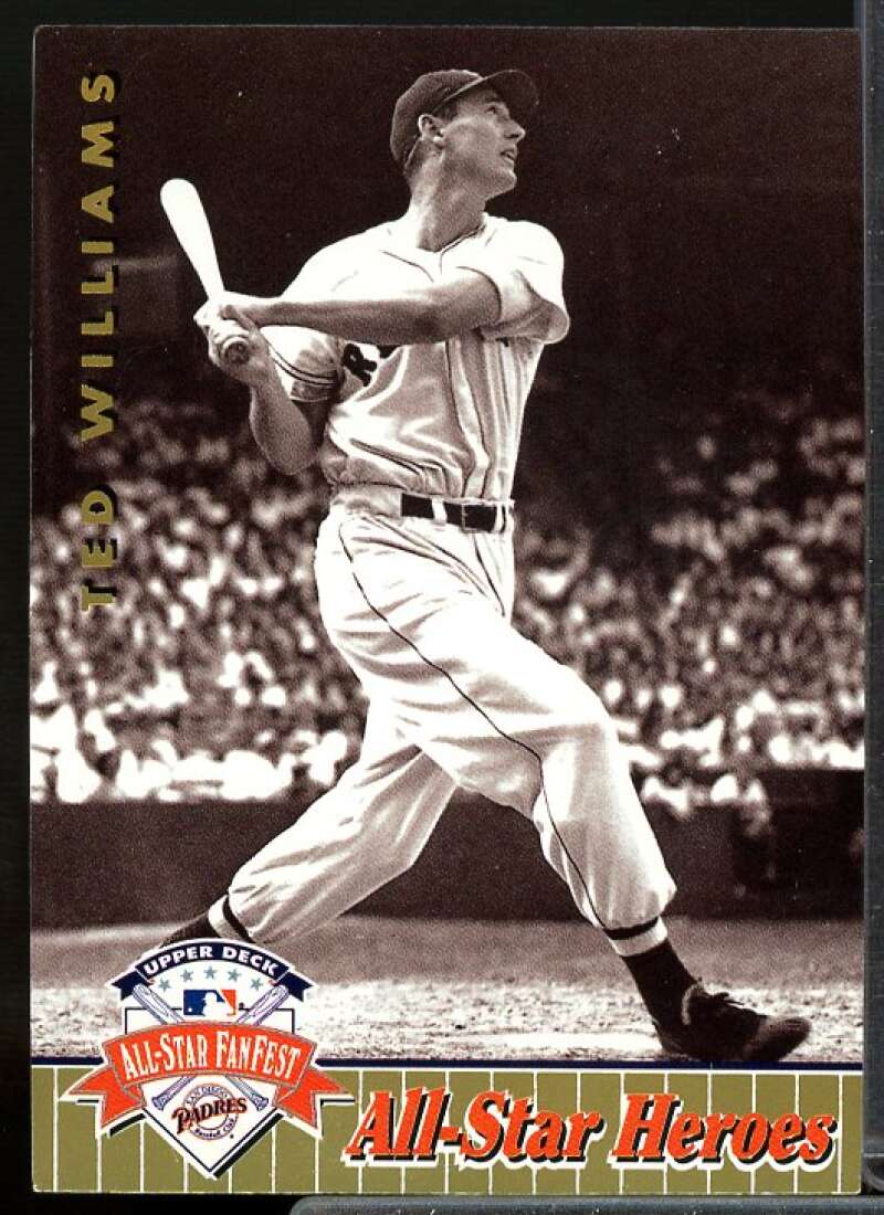 Ted Williams Card 1992 Upper Deck FanFest Gold #50  Image 1