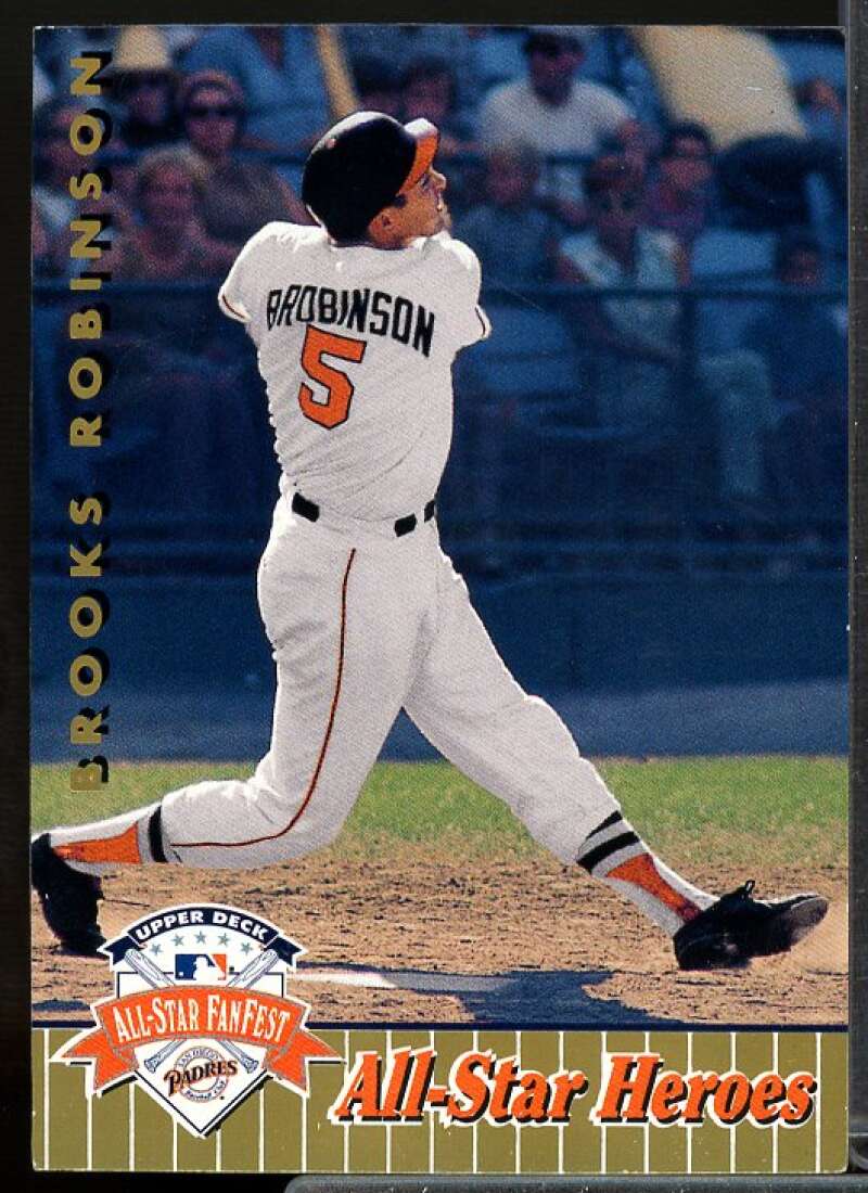 Brooks Robinson Card 1992 Upper Deck FanFest Gold #51  Image 1