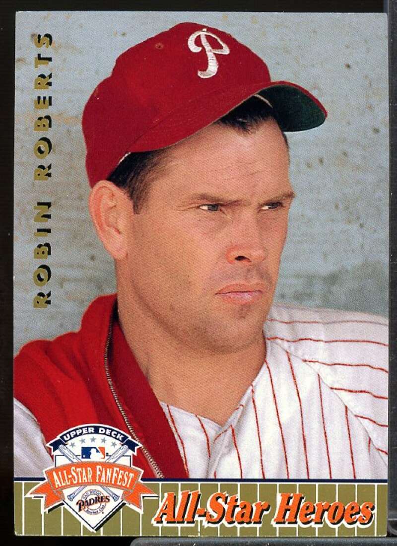 Robin Roberts Card 1992 Upper Deck FanFest Gold #54  Image 1