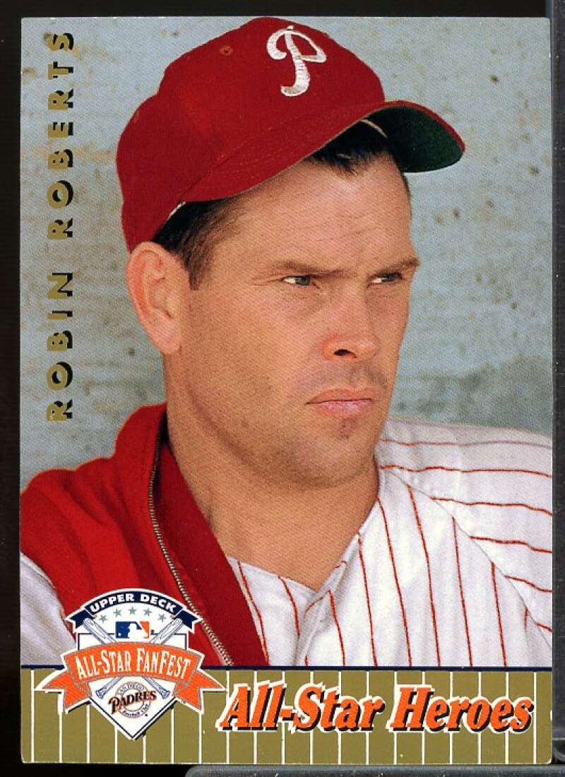 Robin Roberts Card 1992 Upper Deck FanFest Gold #54  Image 1