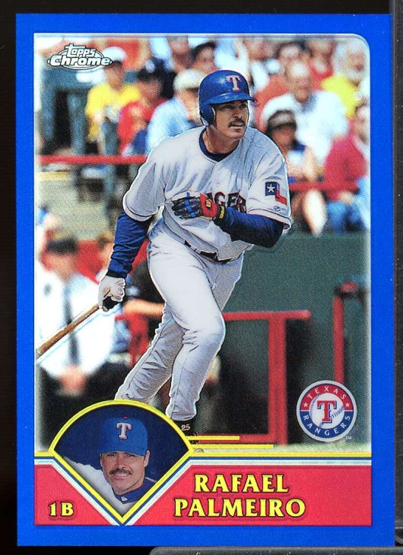 Rafael Palmeiro Card 2003 Topps Chrome Refractors #314  Image 1