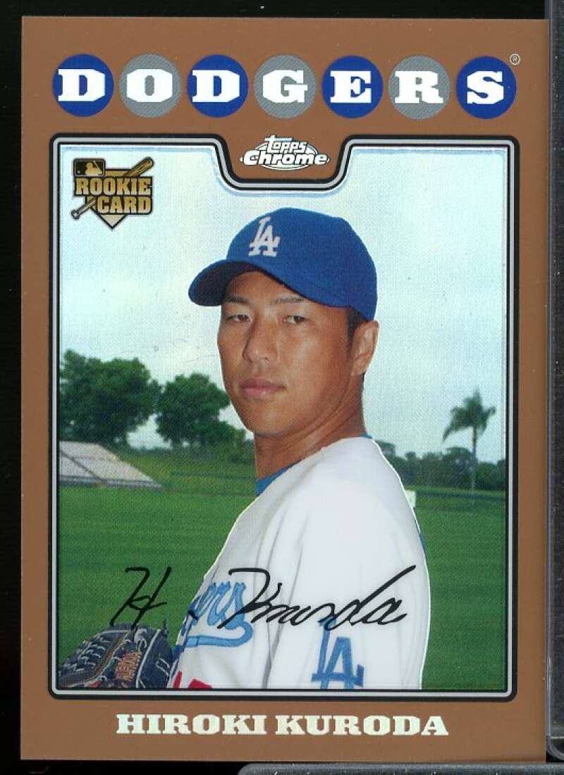 Hiroki Kuroda Card 2008 Topps Chrome Copper Refractors #199  Image 1