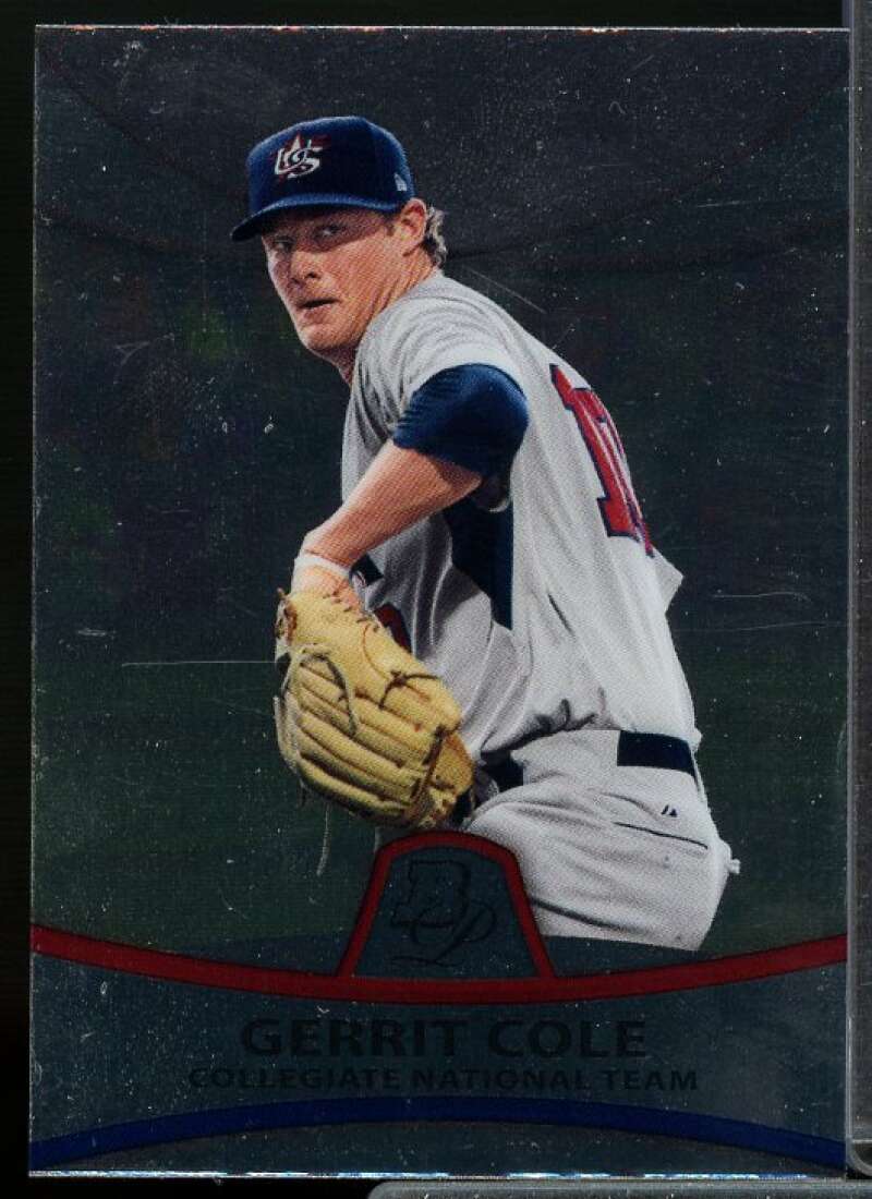 Gerrit Cole Rookie Card 2010 Bowman Platinum Prospects #PP32  Image 1