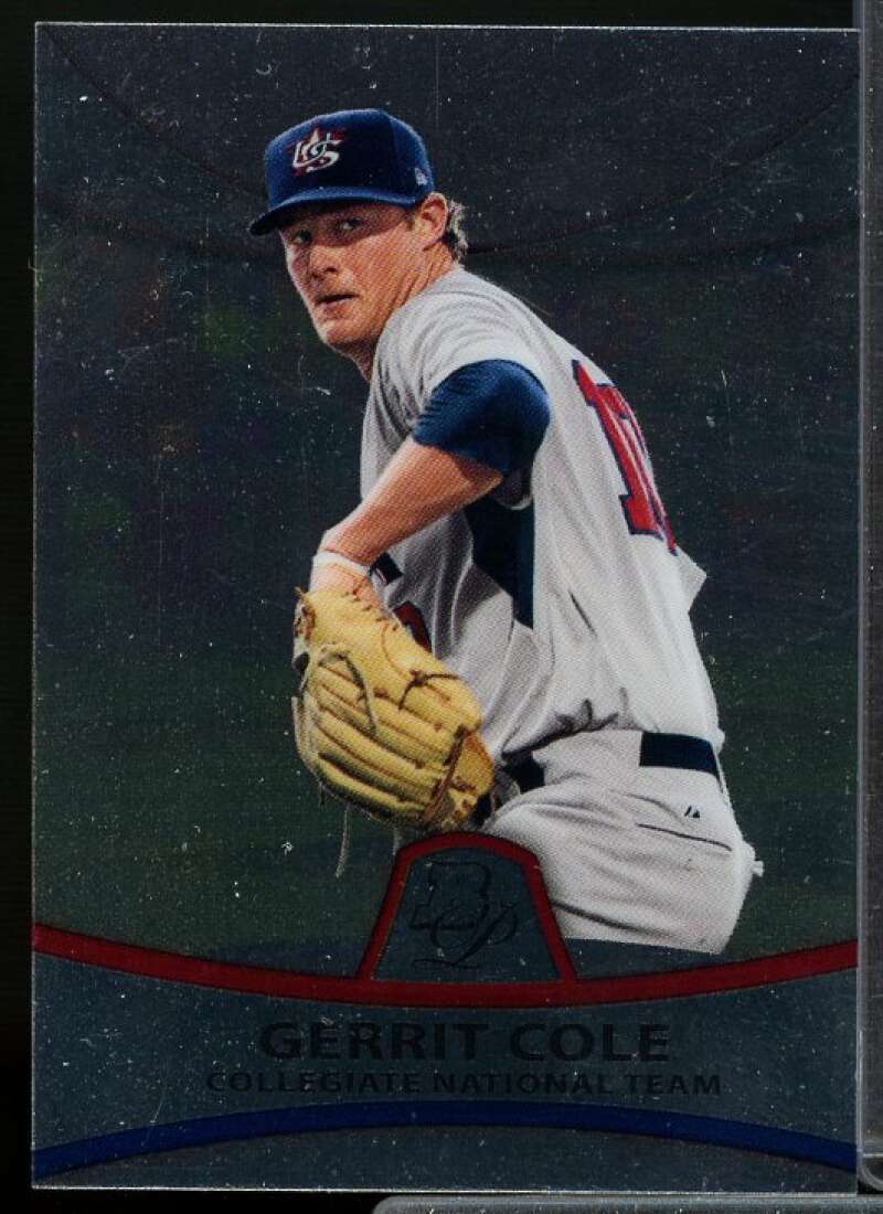Gerrit Cole Rookie Card 2010 Bowman Platinum Prospects #PP32  Image 1