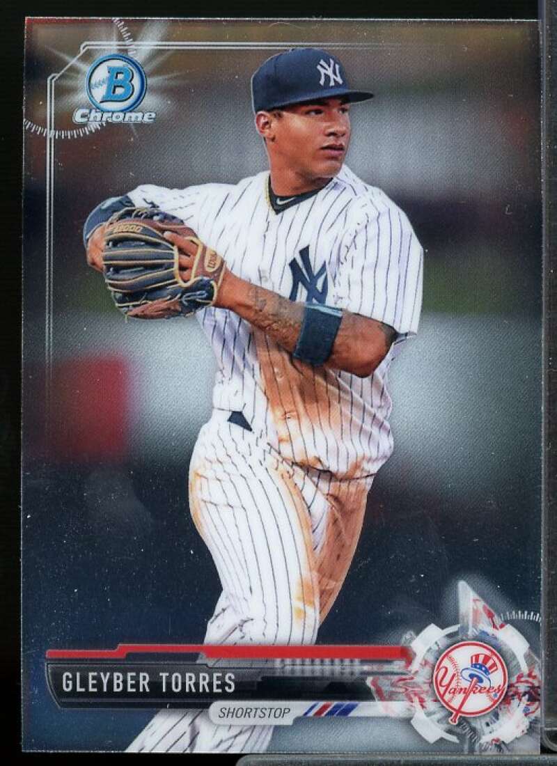 Gleyber Torres Rookie Card 2017 Bowman Chrome Prospects #BCP80  Image 1