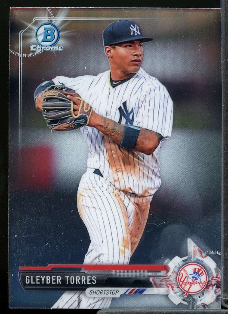 Gleyber Torres Rookie Card 2017 Bowman Chrome Prospects #BCP80  Image 1