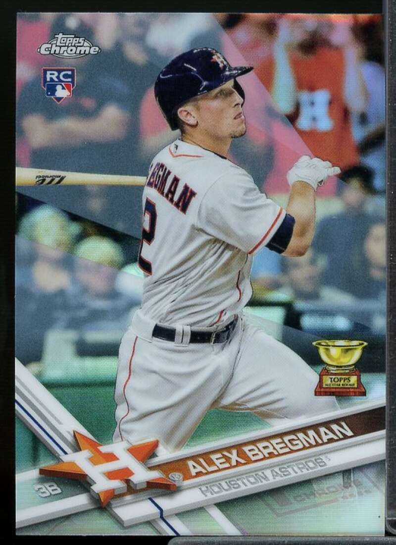 Alex Bregman Rookie Card 2017 Topps Chrome Refractors #9  Image 1