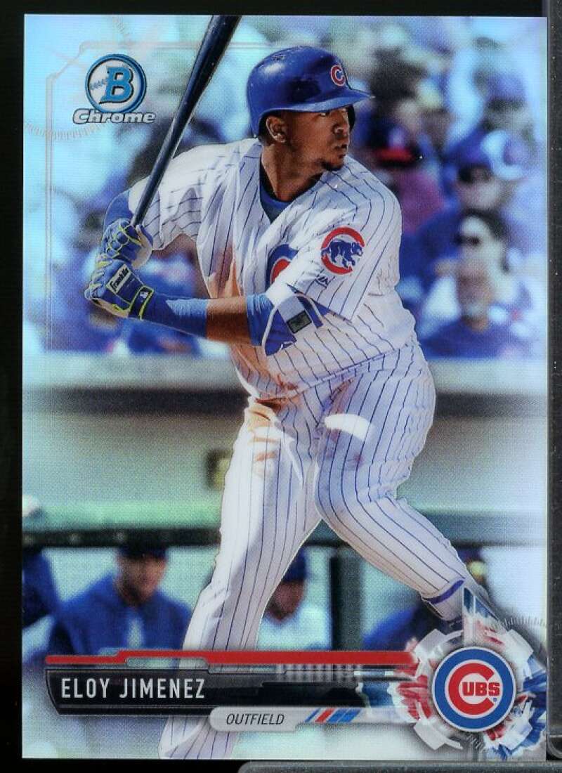 Eloy Jimenez Card 2017 Bowman Chrome Prospects Refractors #BCP230  Image 1
