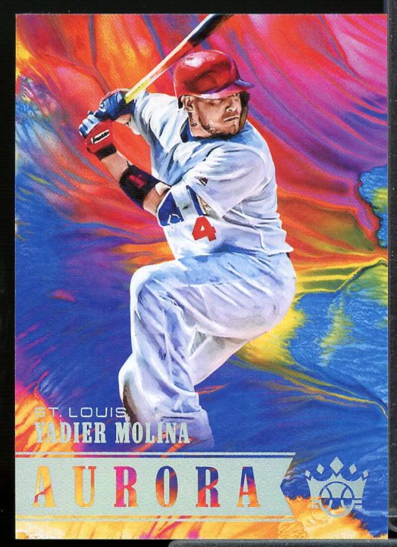 Yadier Molina Card 2018 Diamond Kings Aurora #2  Image 1