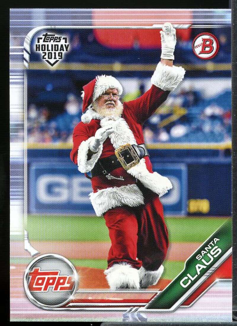 Santa Claus Card 2019 Topps Bowman Holiday #THSC  Image 1