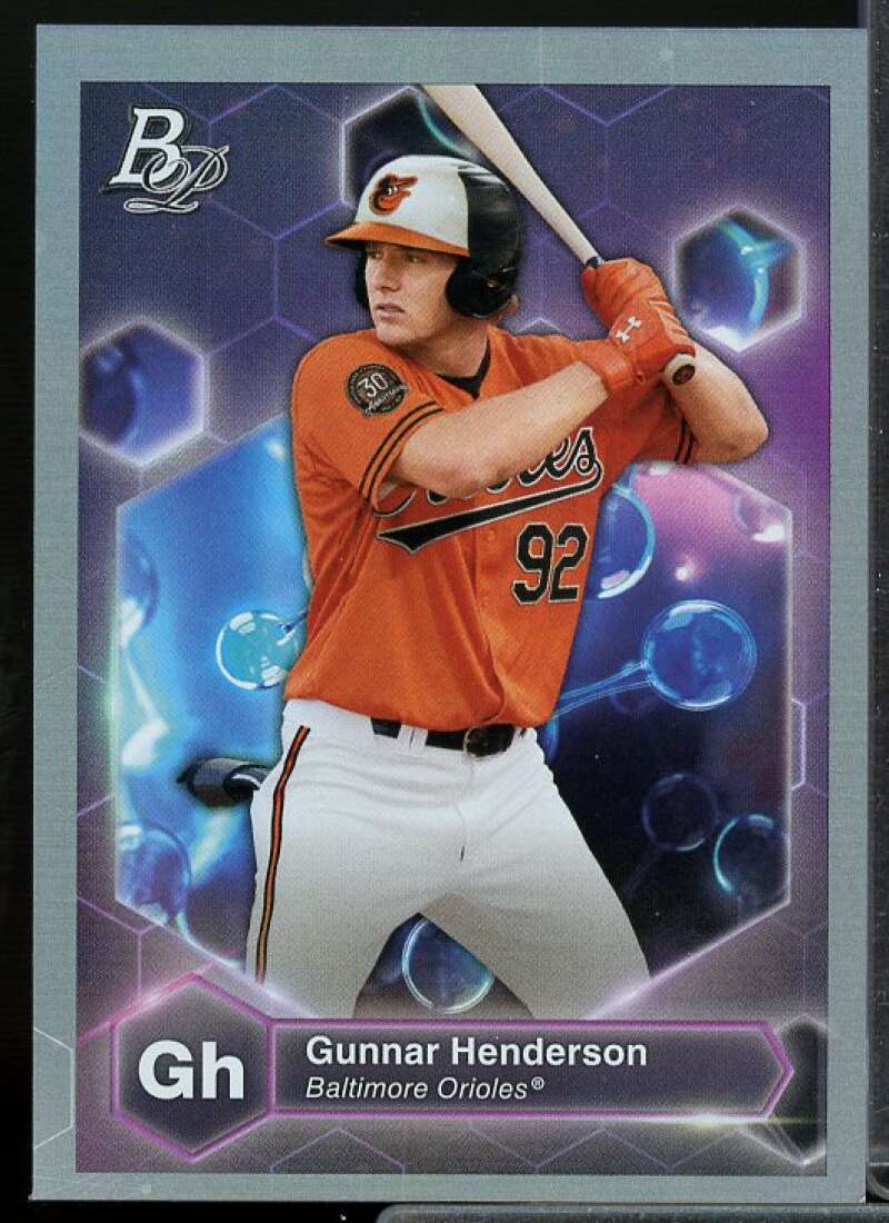 Gunnar Henderson Rookie Card 2022 Bowman Platinum Precious Elements #PE17  Image 1