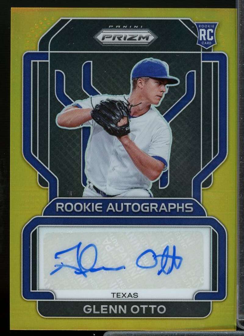 Glenn Otto Rookie Card 2022 Panini Prizm Rookie Autographs Prizms Gold #4  Image 1