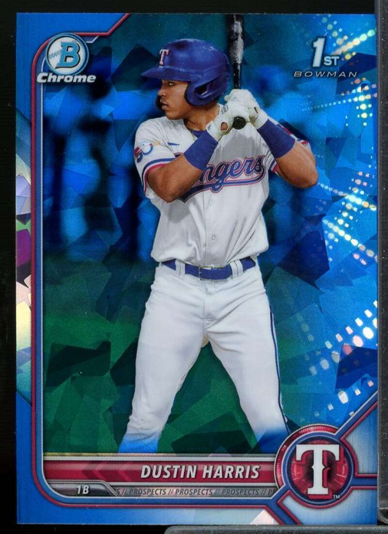 Dustin Harris Card 2022 Bowman Chrome Sapphire Prospects #BCP119  Image 1