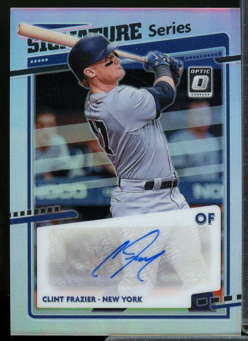Clint Frazier Card 2020 Donruss Optic Signature Series Holo #34  Image 1