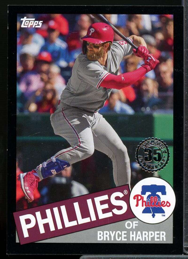 Bryce Harper Card 2020 Topps '85 Topps Black #8579  Image 1