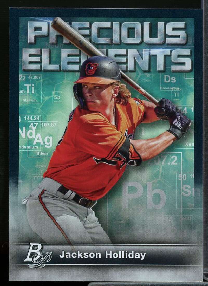 Jackson Holliday Rookie Card 2023 Bowman Platinum Precious Elements #PE11  Image 1