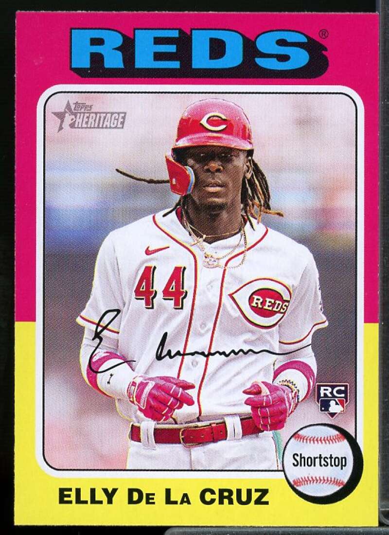 Elly De La Cruz Rookie Card 2024 Topps Heritage #473  Image 1