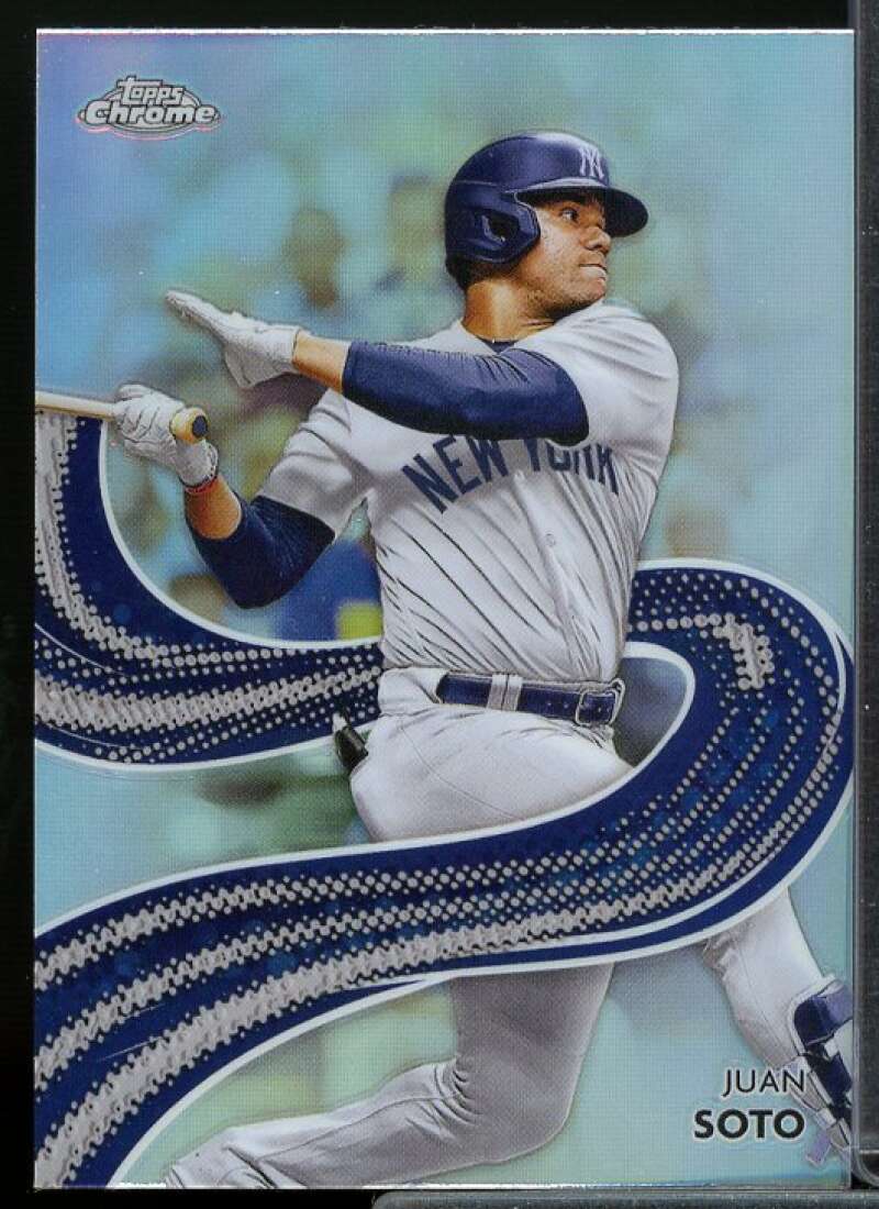 Juan Soto Card 2024 Topps Chrome Strokes #S14  Image 1