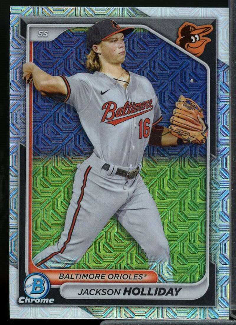 Jackson Holliday Rookie Card 2024 Bowman Chrome Mega Box Prospects #BCP47  Image 1