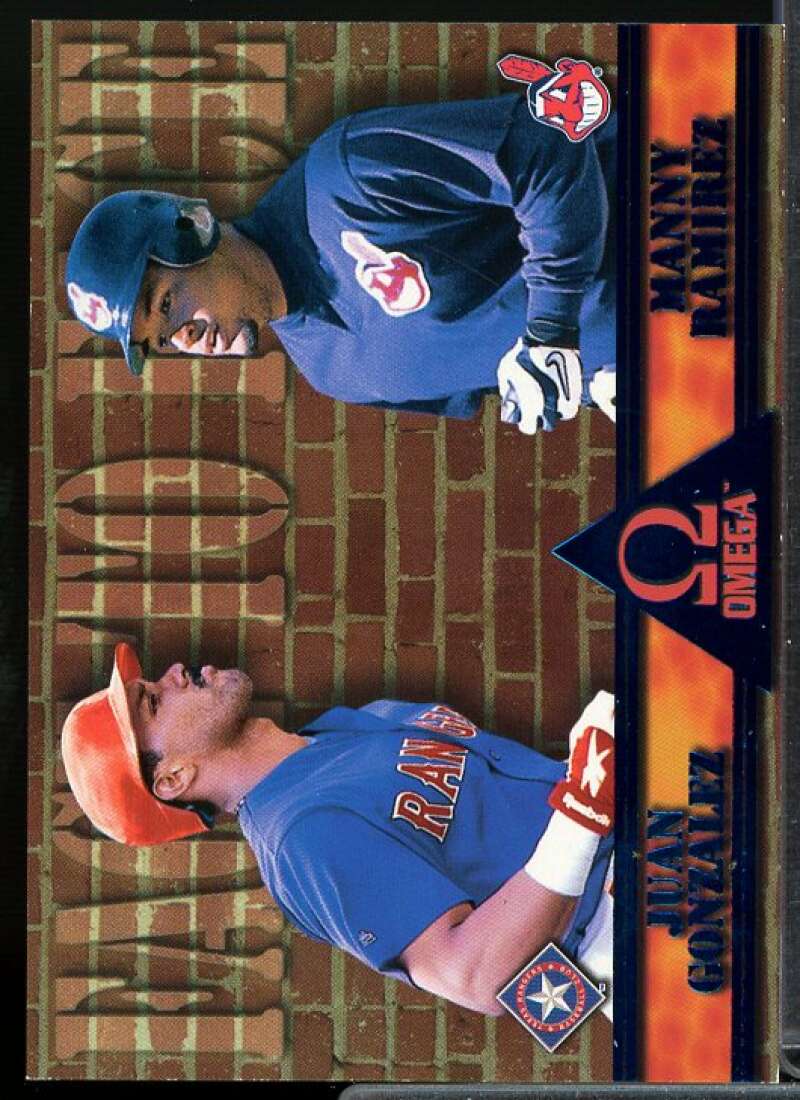 J.Gonzalez/M.Ramirez Card 1998 Pacific Omega Face To Face #10  Image 1