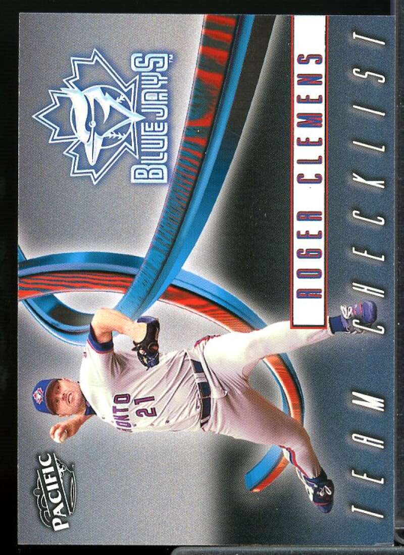 Roger Clemens Card 1999 Pacific Team Checklists #14  Image 1