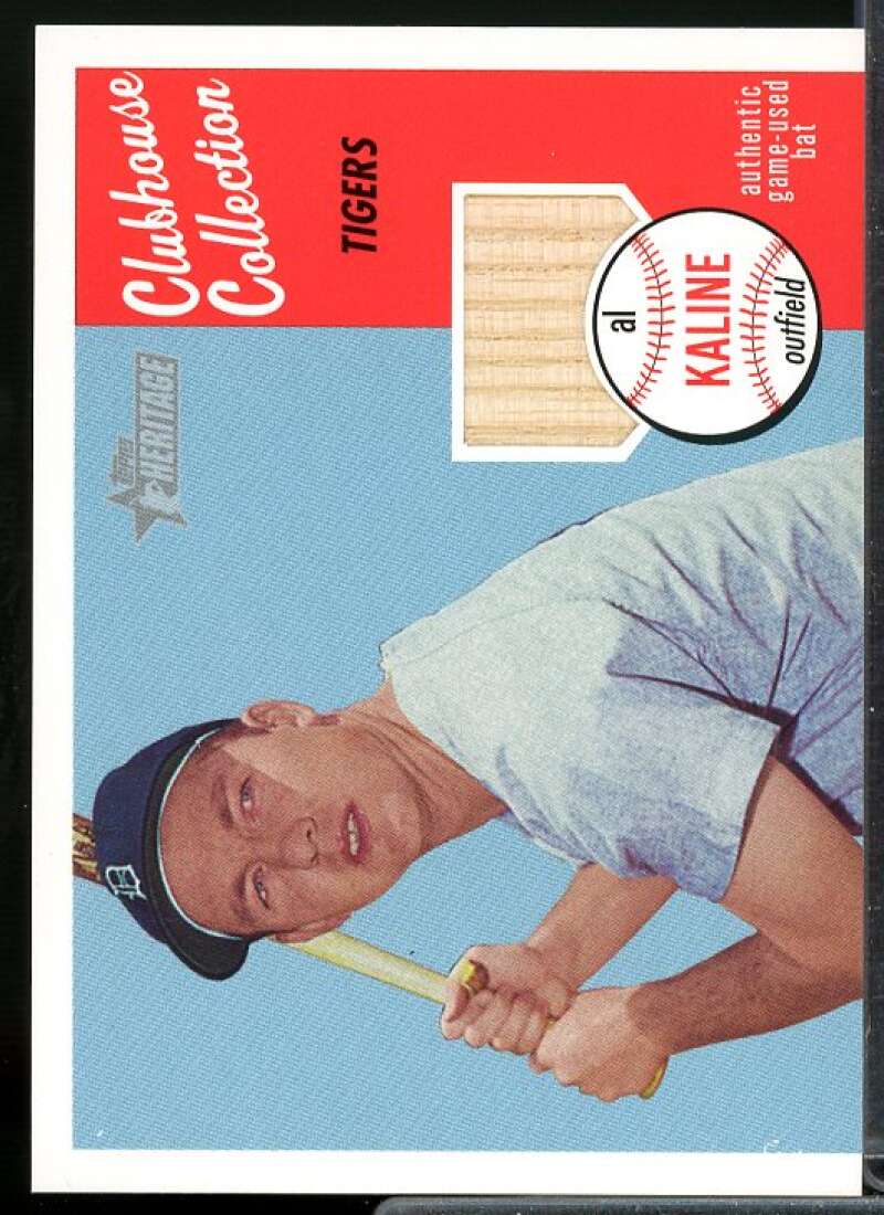 Al Kaline Bat D Card 2003 Topps Heritage Clubhouse Collection Relics #AK  Image 1