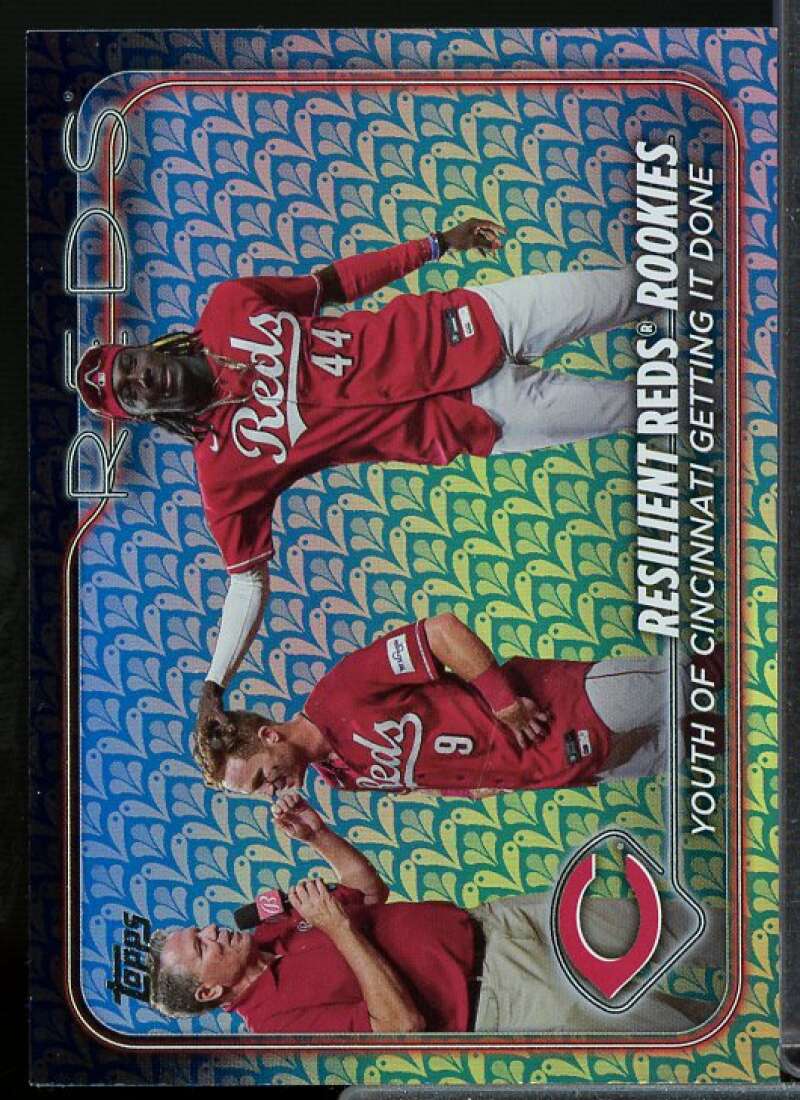 Elly De La Cruz/Matt McClain CL Card 2024 Topps Easter Foil #133  Image 1