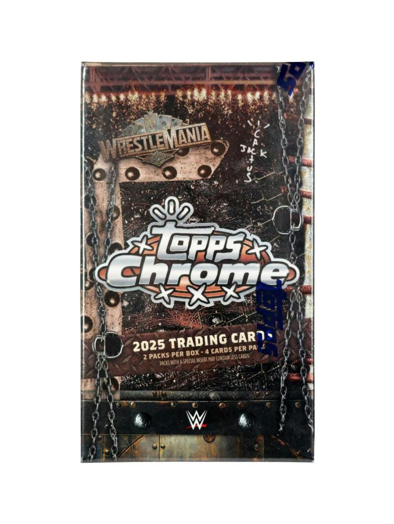 2025 Topps Chrome WWE Cactus Jack x Wrestlemania Box Image 1