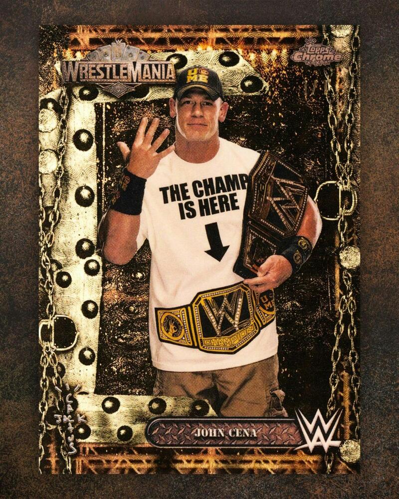 2025 Topps Chrome WWE Cactus Jack x Wrestlemania Box Image 3