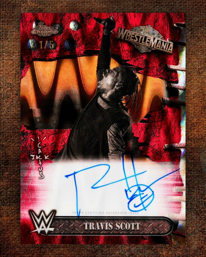 2025 Topps Chrome WWE Cactus Jack x Wrestlemania Box Image 4