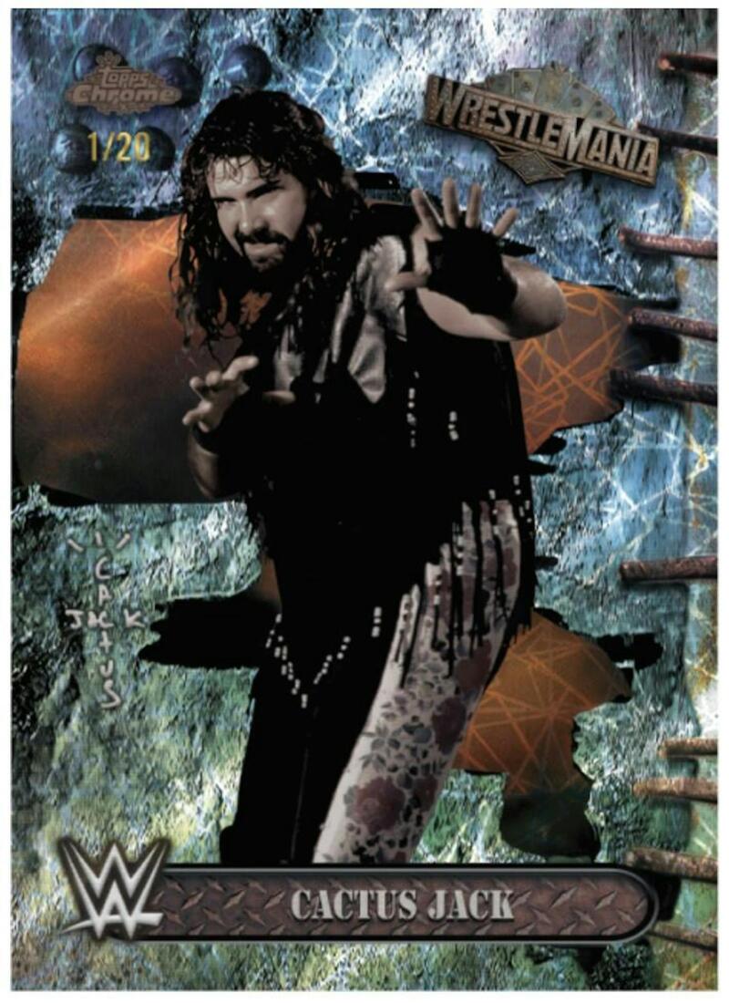2025 Topps Chrome WWE Cactus Jack x Wrestlemania Box Image 6