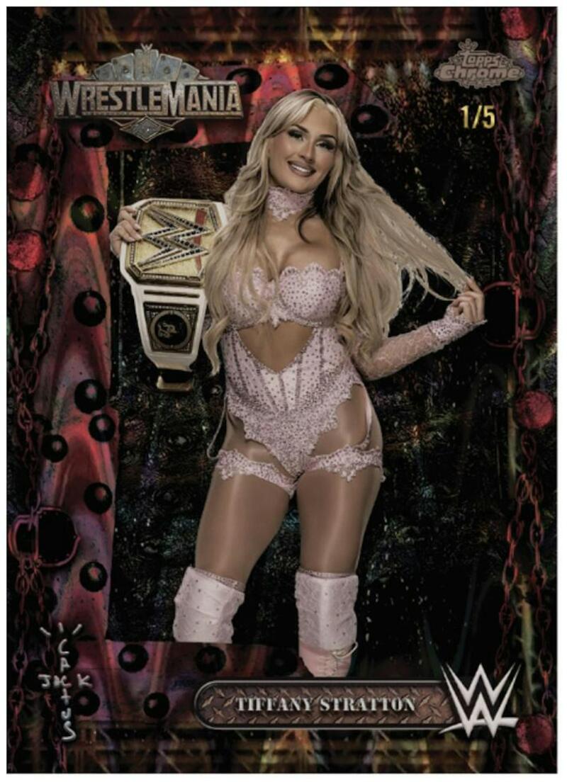 2025 Topps Chrome WWE Cactus Jack x Wrestlemania Box Image 7