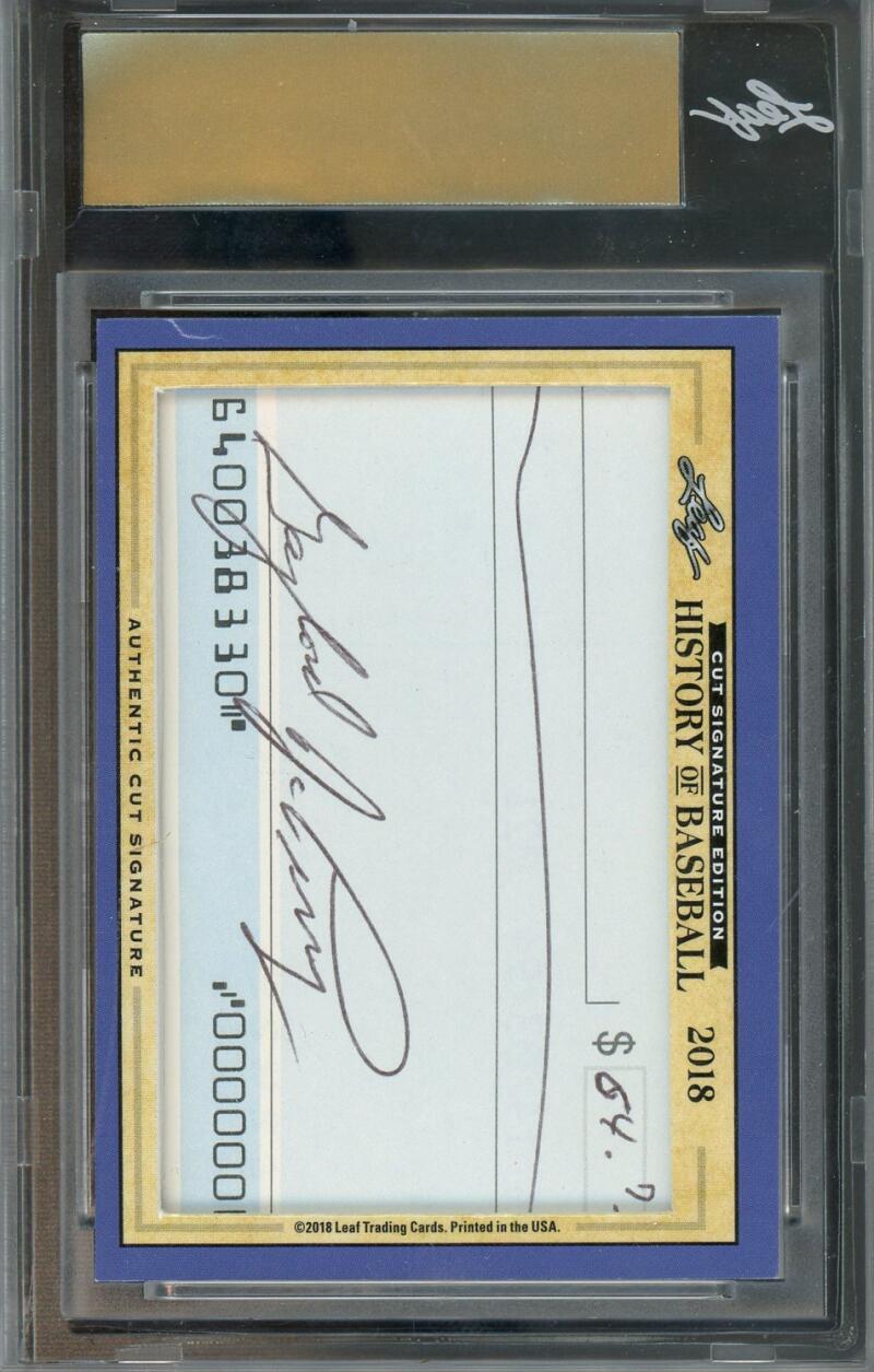 2018 Leaf History Of Baseball Jim Plamer / Gaylord Perry Hall Of Fame Pitchers 5 Of 10 Image 2