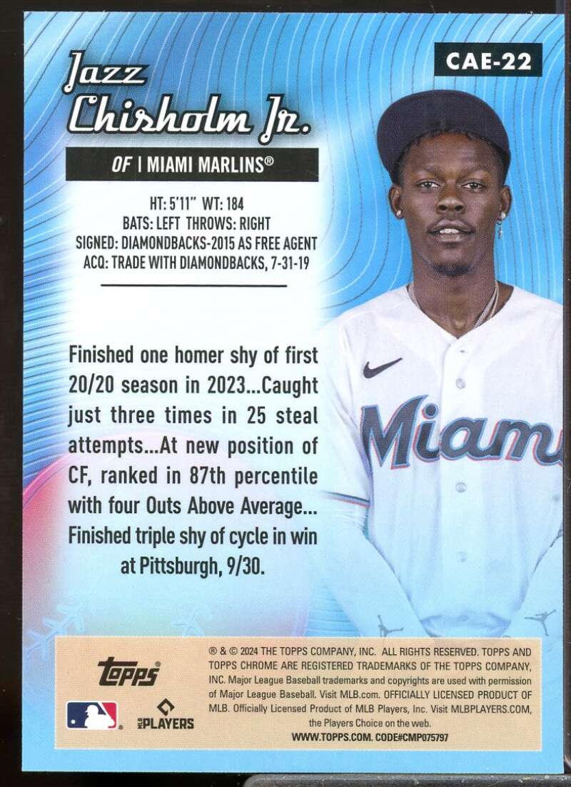 Jazz Chisho Card 2024 Topps Chrome All Etch #CAE22  Image 2