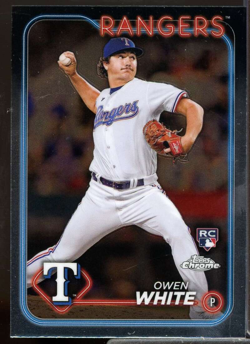 Owen White Rookie Card 2024 Topps Chrome #211  Image 1