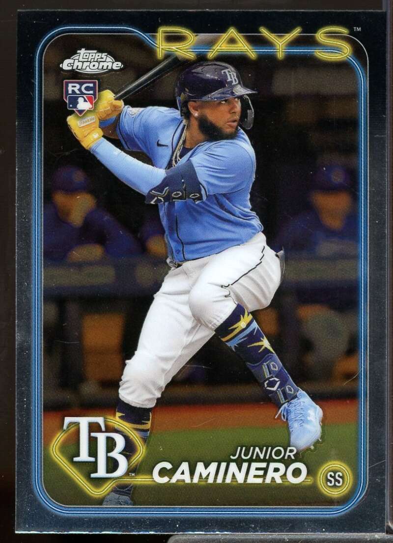 Junior Caminero Rookie Card 2024 Topps Chrome #213  Image 1
