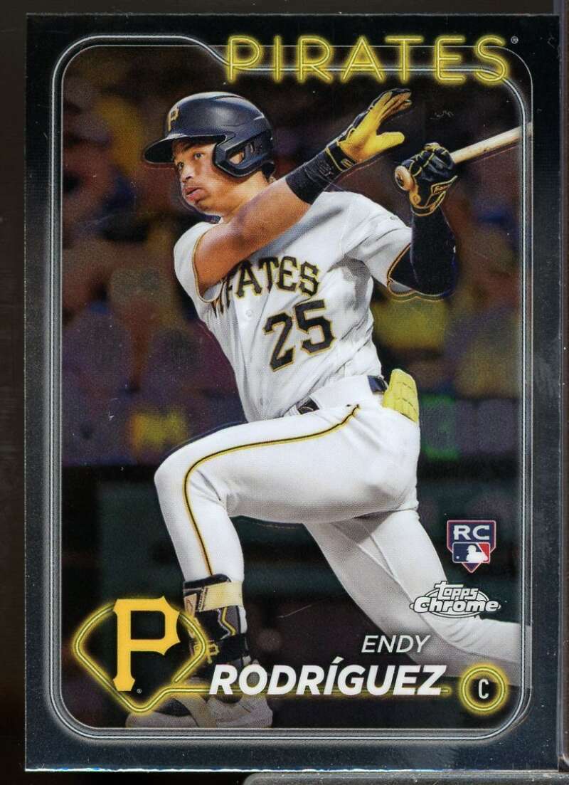 Endy Rodriguez Rookie Card 2024 Topps Chrome #295  Image 1