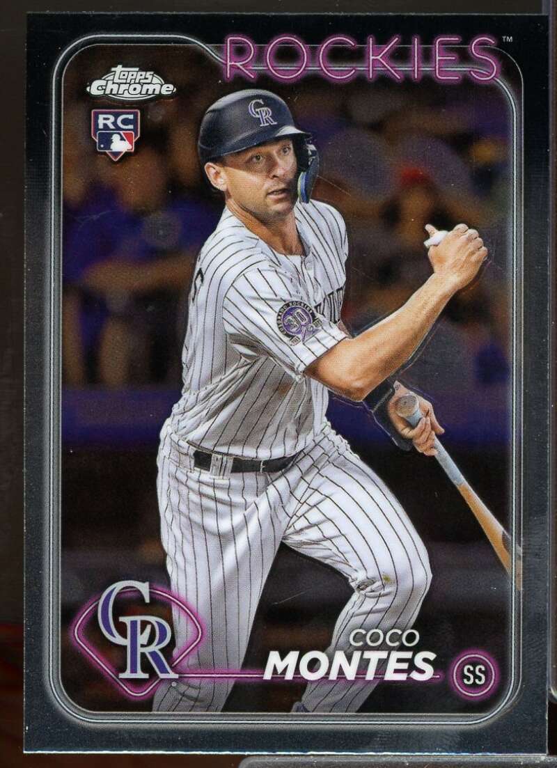Coco Montes Rookie Card 2024 Topps Chrome #182  Image 1