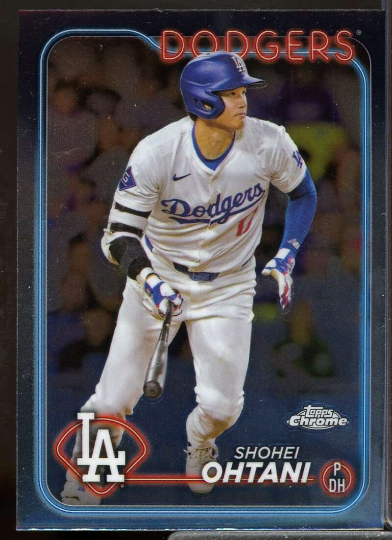 Shohei Ohtani Card 2024 Topps Chrome #1  Image 1