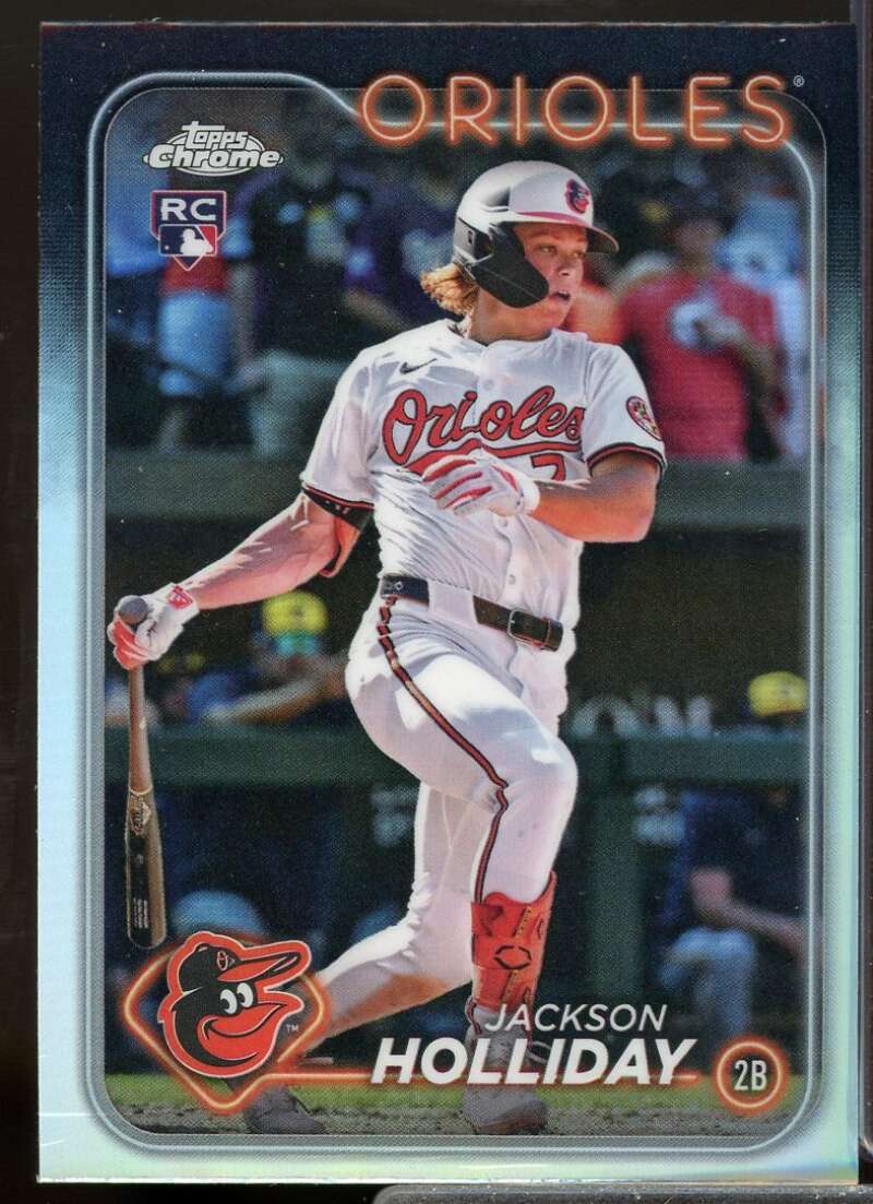 Jackson Holliday Rookie Card 2024 Topps Chrome Update Refractors #USC200  Image 1