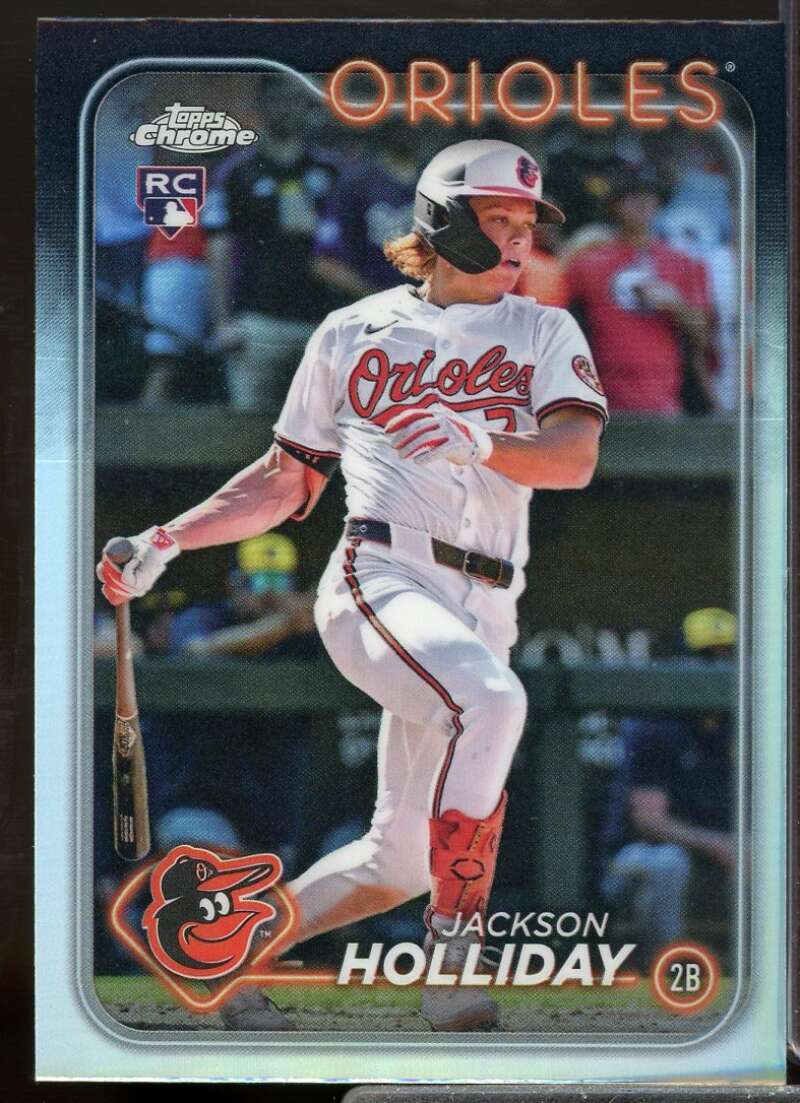 Jackson Holliday Rookie Card 2024 Topps Chrome Update Refractors #USC200  Image 1