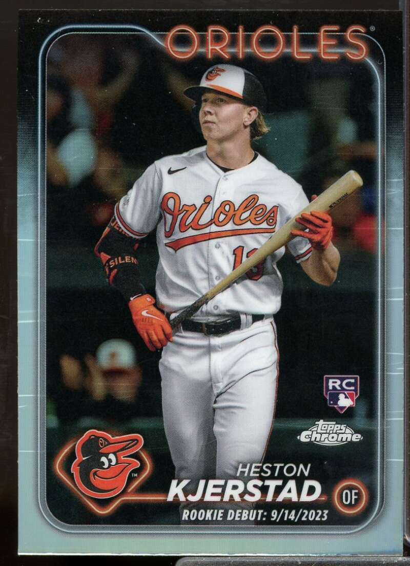 Heston Kjerstad Rookie Card 2024 Topps Chrome Update Refractors #USC120  Image 1