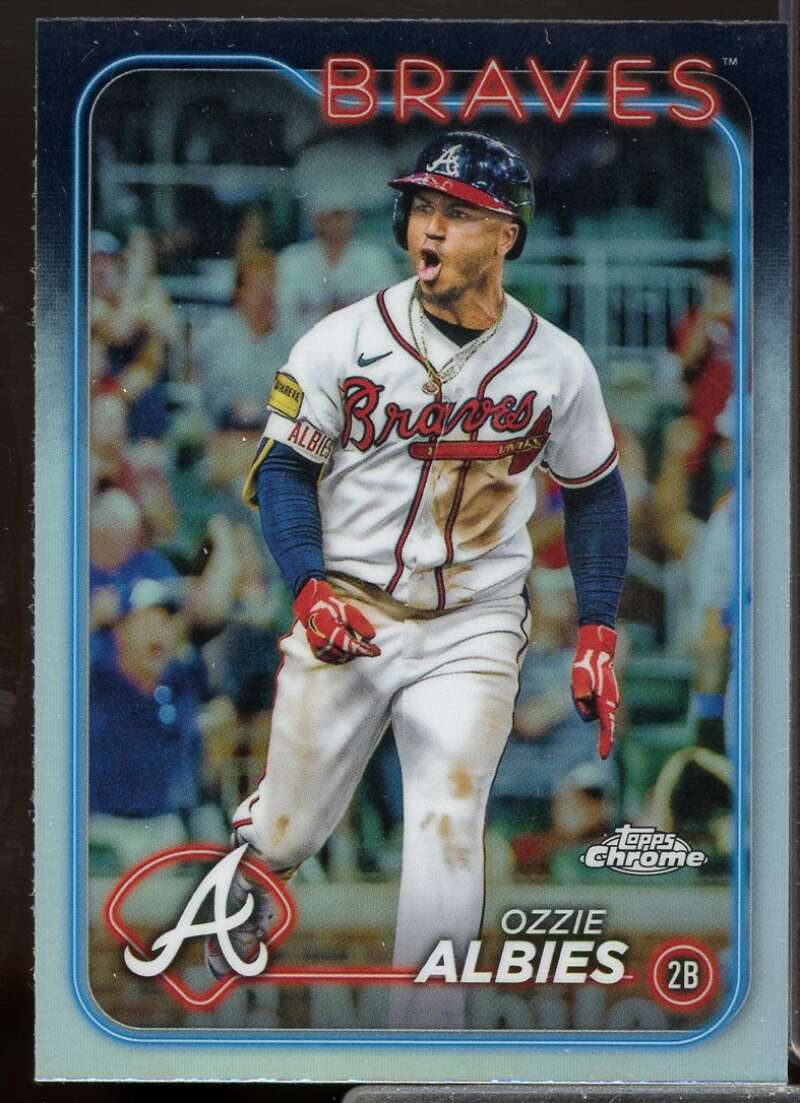 Ozzie Albies Card 2024 Topps Chrome Refractors #9  Image 1