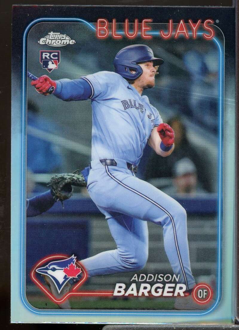 Addison Barger Rookie Card 2024 Topps Chrome Update Refractors #USC159  Image 1