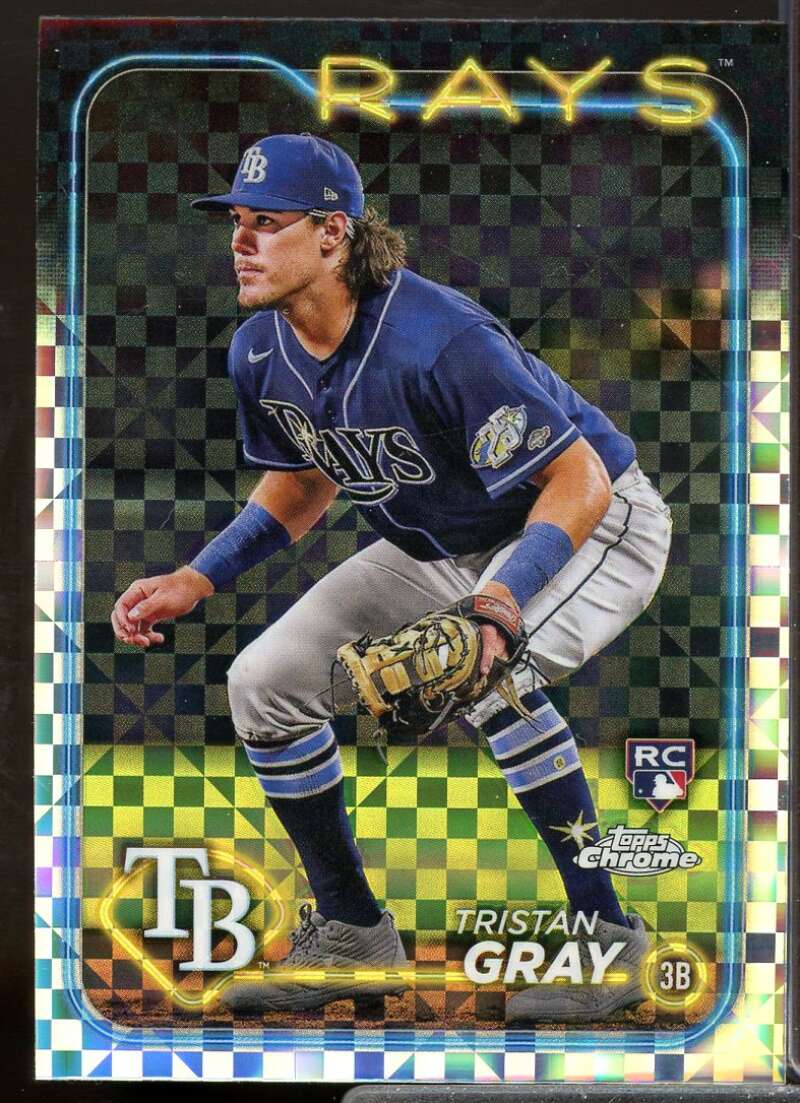 Tristan Gray Rookie Card 2024 Topps Chrome X-fractors #8  Image 1