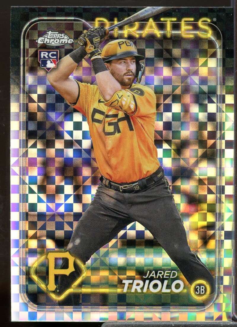 Jared Triolo Rookie Card 2024 Topps Chrome X-fractors #79  Image 1